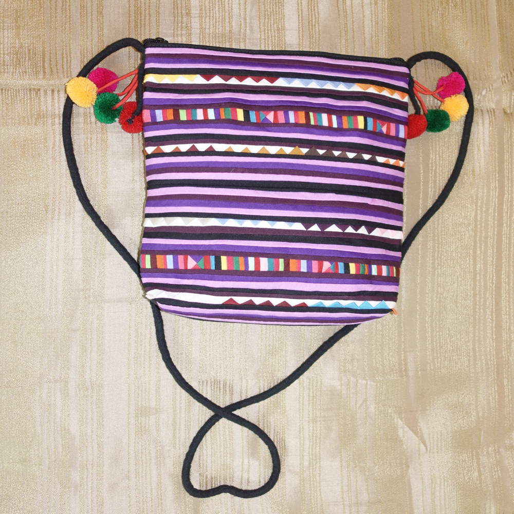 Pom Pom Crossbody Bag - Picture 4 of 6